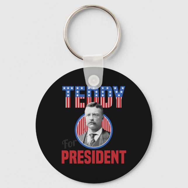 Chaveiro Teddy Roosevelt Para Presidente Touro Almíscar The (Frente)