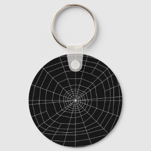 Chaveiro teia de aranha em preto