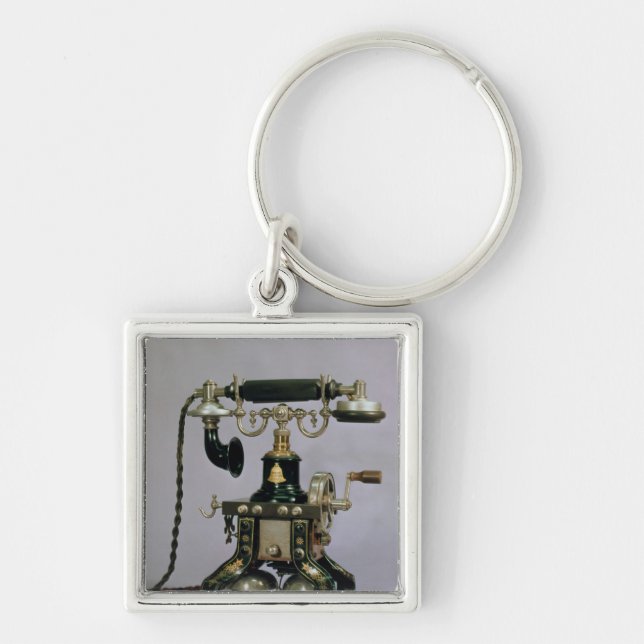 Chaveiro Telefone, serviço telefónico nacional, EUA, 1890 (Frente)