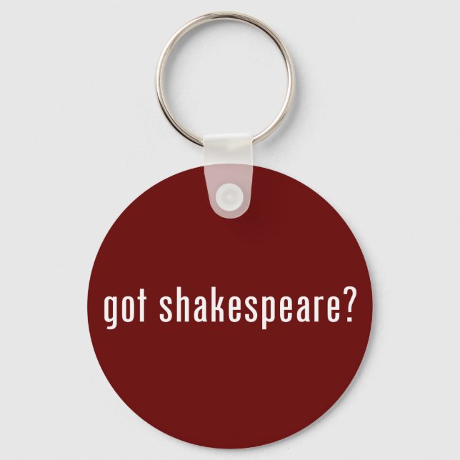 Chaveiro tem shakespeare? (Frente)