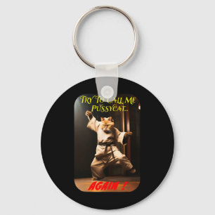 Chaveiro Tema de Karate Humorístico