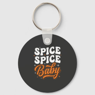 Chaveiro Temática de Halloween Bebê Spice Retro Tipografia 
