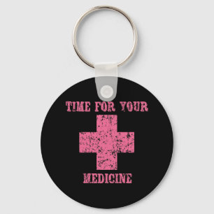 Chaveiro Tempo Rosa para o seu Medicamento