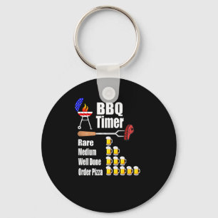 Chaveiro Temporizador de churrasco engraçado - presente de