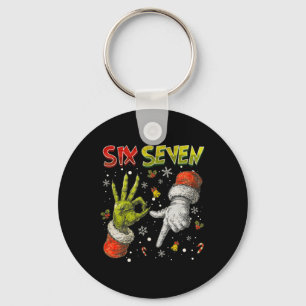 Chaveiro Tendência Seis Sete Meme Natal 67 Xmas Homens Mulh