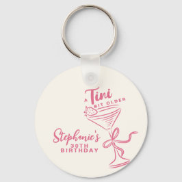 Chaveiro Tendy Pink A Tini Bit Antigo aniversário de 30 ano