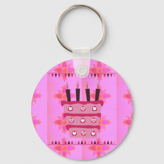 Chaveiro Tenha um feliz aniversário (Frente)