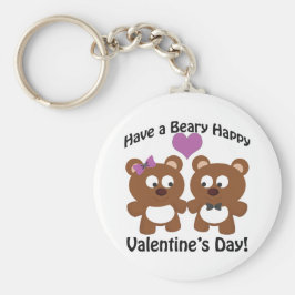 Chaveiro Tenha um Feliz dia de os namorados Beary!
