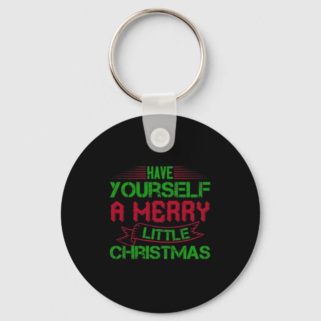 Chaveiro Tenha Um Natal Feliz (Frente)