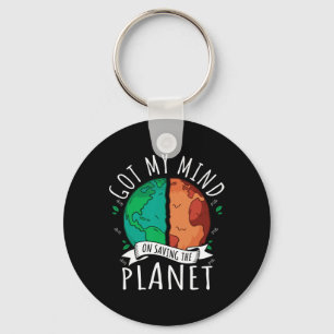 Chaveiro Tenho A Mente Em Salvar O Planeta Mudanças Climáti