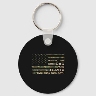 Chaveiro Tenho Dois Títulos Papai E G-pop Dia dos Pais Avô