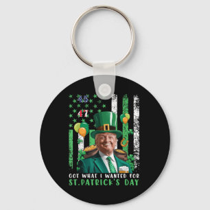 Chaveiro Tenho O Que Queria Para O Dia de São Patrício Engr