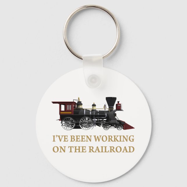 Chaveiro Tenho trabalhado na ferrovia (Frente)