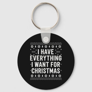 Chaveiro Tenho Tudo o Que Quero Para o Natal Sou Eu Que Sou