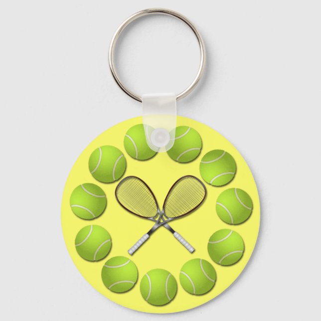 CHAVEIRO TÊNIS RACQUET E BALLS (Frente)