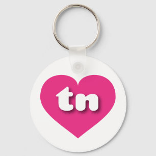 Chaveiro Tennessee Hot Pink Heart - Amor