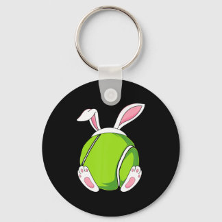 Chaveiro Tennis Bunny Ears Funny Easter Tennis Bunny East T