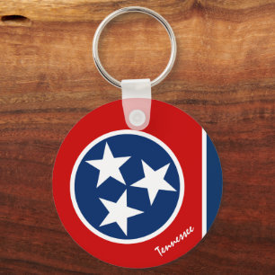 Chaveiro Tennis Flag & Tennesse feriado, patriotas/esportes
