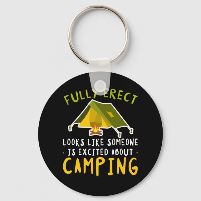 Chaveiro Tent Camping Lover Totalmente Erect (Frente)