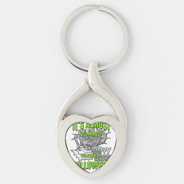 Chaveiro Terapeuta Respiratório Design de Teia de Aranha de (Frente)