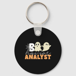 Chaveiro Terapêutica com Retro Aba Bcba Halloween Ghost Boo