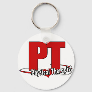 Chaveiro Terapêutica Física BIG RED do LOGOTIPO PT