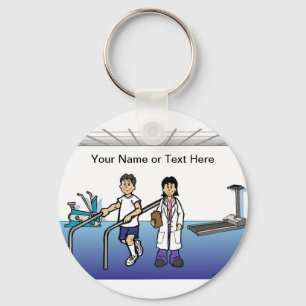 Chaveiro Terapêutica Física Personalizada - Caricatura Femi