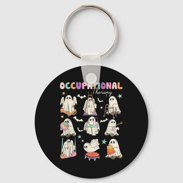 Chaveiro Terapêutica Ocupacional Halloween Ot (Frente)