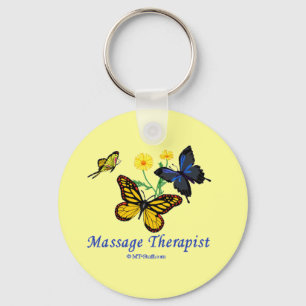 Chaveiro Terapia de Massagem da Borboleta