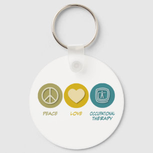 Chaveiro Terapia Ocupacional de Paz e Amor