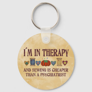 Chaveiro Terapia Sewing