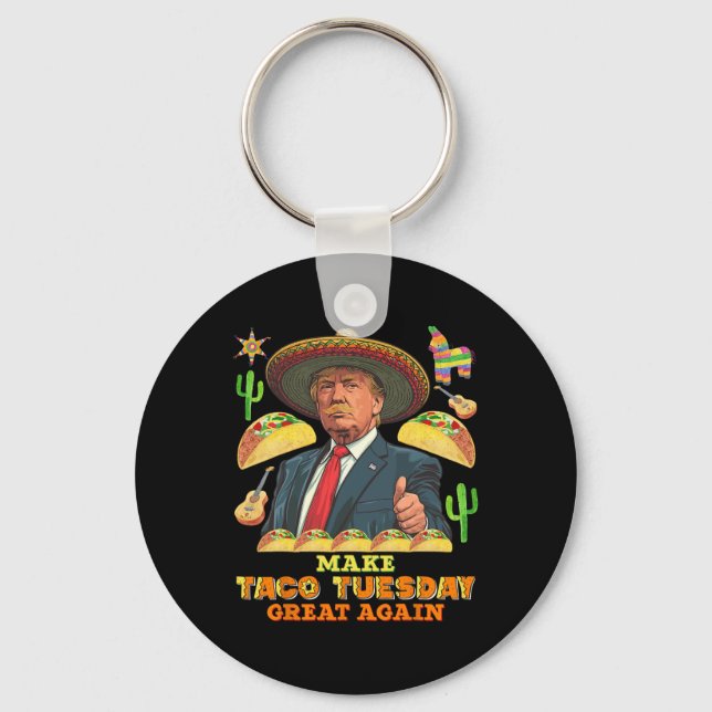 Chaveiro Terça-feira Faça o Taco Terça-feira Excelente Nova (Frente)