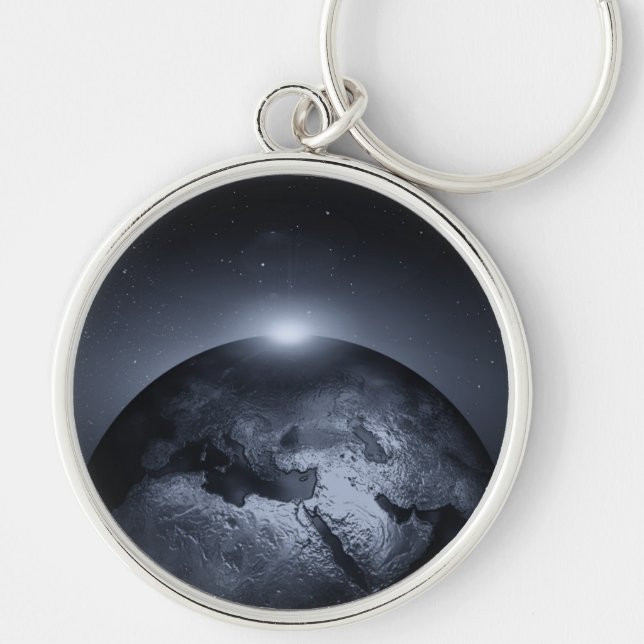 Chaveiro Terra com efeitos especiais (Frente)