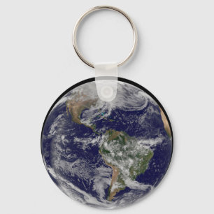 Chaveiro Terra De cheio Mostrando Uma Tempestade De Inverno