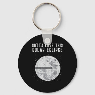 Chaveiro Terra Plana Eclipse Solar Lua Engraçado Teoria Con