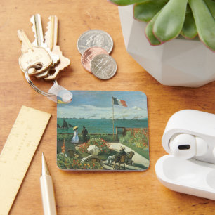 Chaveiro Terraço à Beira-Mar por Claude Monet