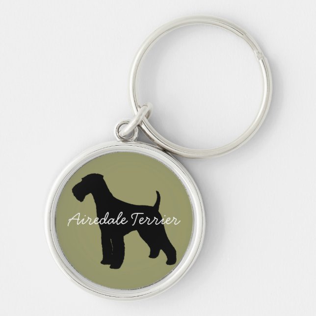 Chaveiro Terrier Airedale (Frente)