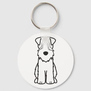 Chaveiro Terrier com revestimento suave