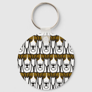 Chaveiro Terrier de Fox do fio