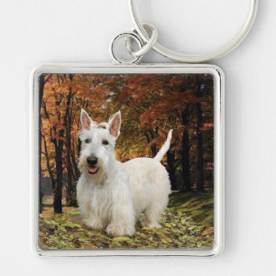 Chaveiro Terrier Escocês Trigo Outono