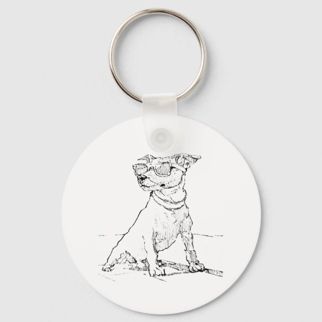 Chaveiro Terrier Jack Russell (Frente)