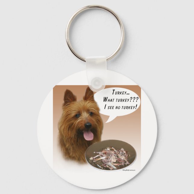 Chaveiro Terrier Turquia australiano (Frente)