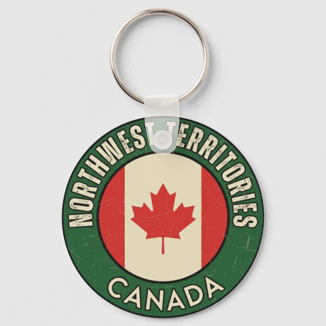 Chaveiro Territórios do Noroeste Canadá  (Frente)