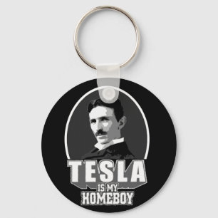 Chaveiro Tesla é meu ficar em casa