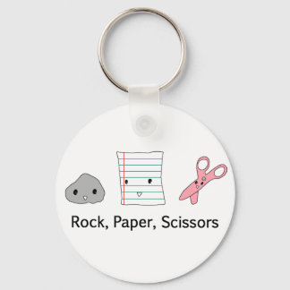 Chaveiro Tesoura de Papel Rock
