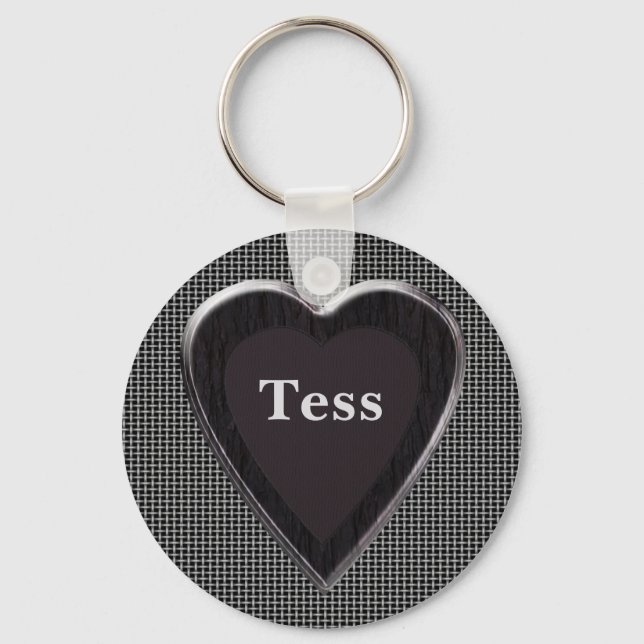 Chaveiro Tess Roubou Minha Cadeia Cardíaca (Frente)