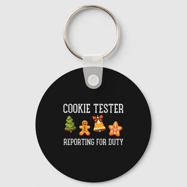 Chaveiro Testador de Biscoito Dever de Rerting Natal Divert (Frente)