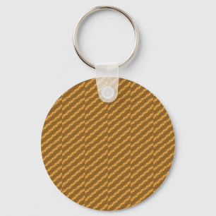 Chaveiro Teste padrão festivo, dourado