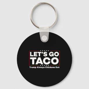 Chaveiro Teto do Protesto Anti-Trump à Piada Engraçado Taco