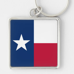 Chaveiro Texas Flag: Longhorns, O Estado das Estrelas do Te